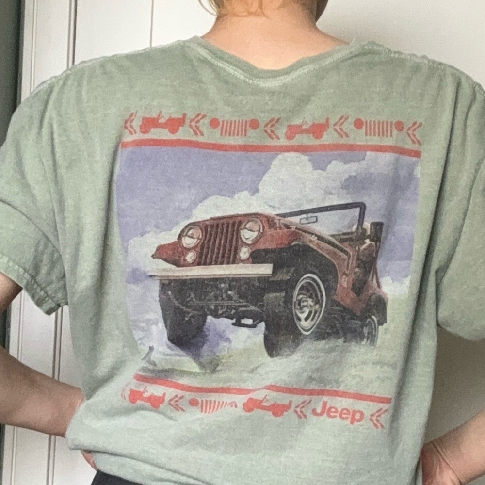 Urban Outfitters Jeep Green T-Shirt